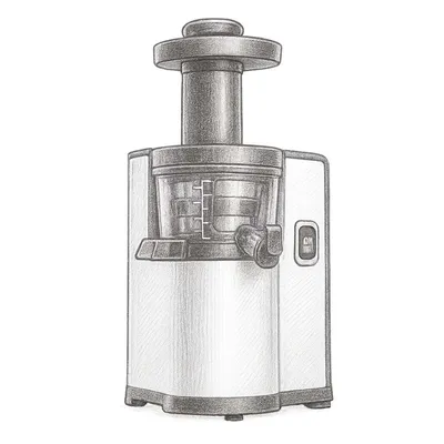 Omega Vertical Square Low Speed Juicer