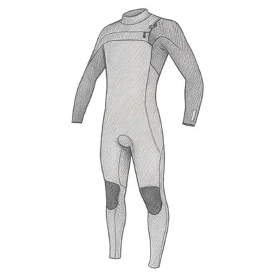 O'Neill Youth HyperFreak 3/2+ MM Chest Zip Full Wetsuit