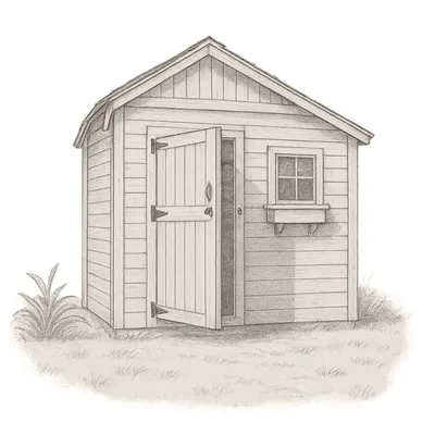 Outdoor Living Today Sunshed Garden Shed (8' × 8')
