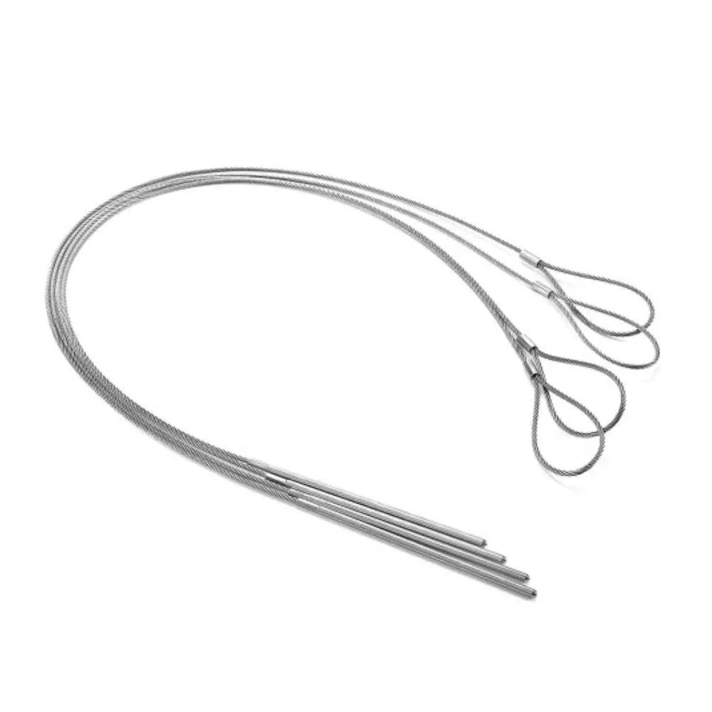 Outset Stainless Steel Flexible Skewers, Set of 4