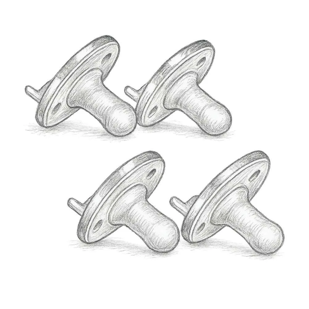 Philips Avent Soothie Pacifier (0-3 months, Pack of 4)
