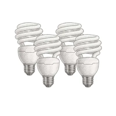 Philips LED 433557 Energy Saver Compact Fluorescent T2 Twister (Pack of 4)