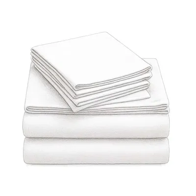 Pinzon Signature Cotton Heavyweight Velvet Flannel Sheet Set (Queen Size)