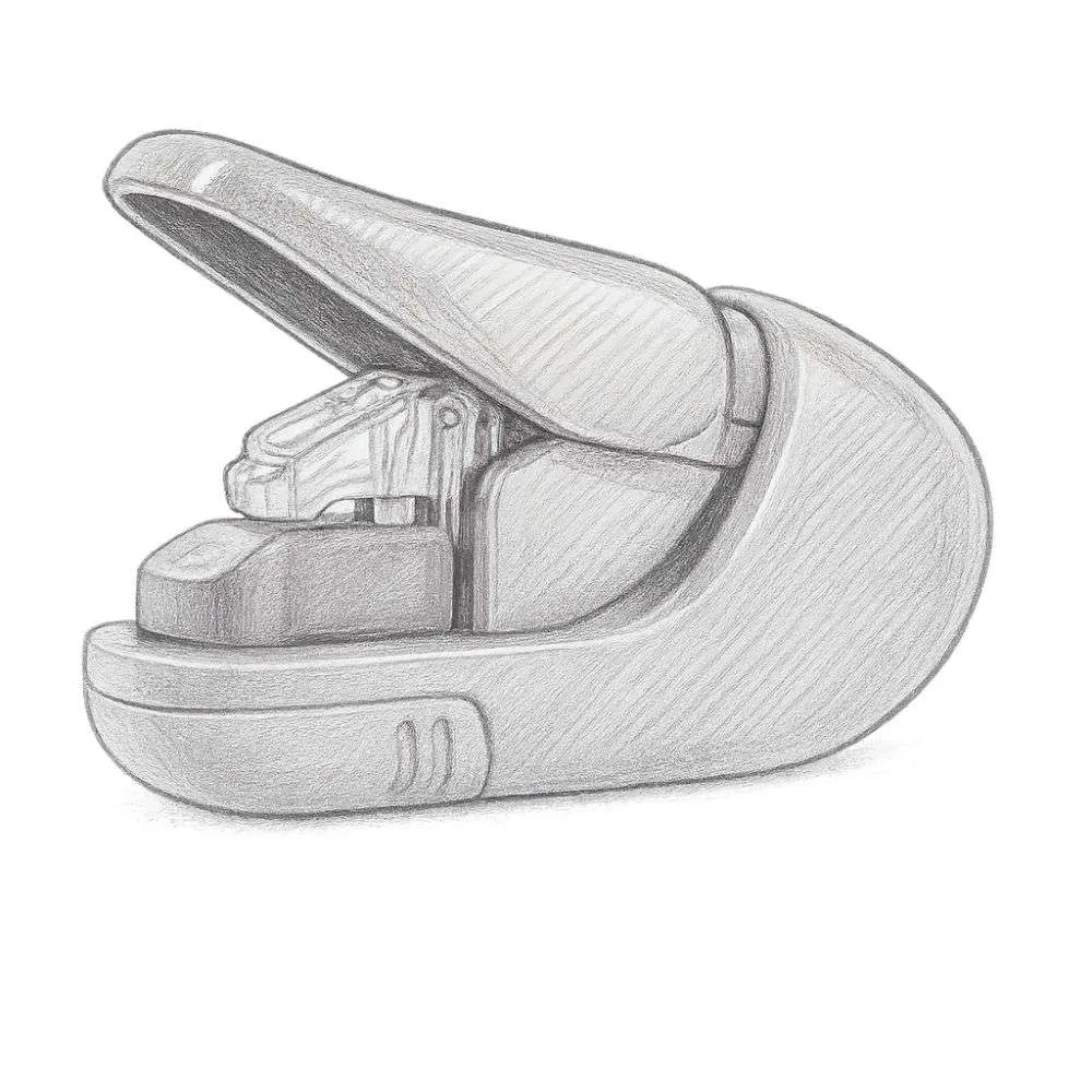 PLUS Paper Clinch Staple Free Stapler