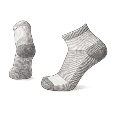 REI COOLMAX EcoMade Lightweight Hiking Quarter Socks
