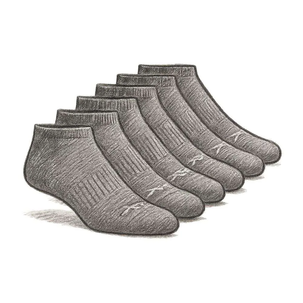 Reebok Basic Low-Cut Socks (Pack of 6)