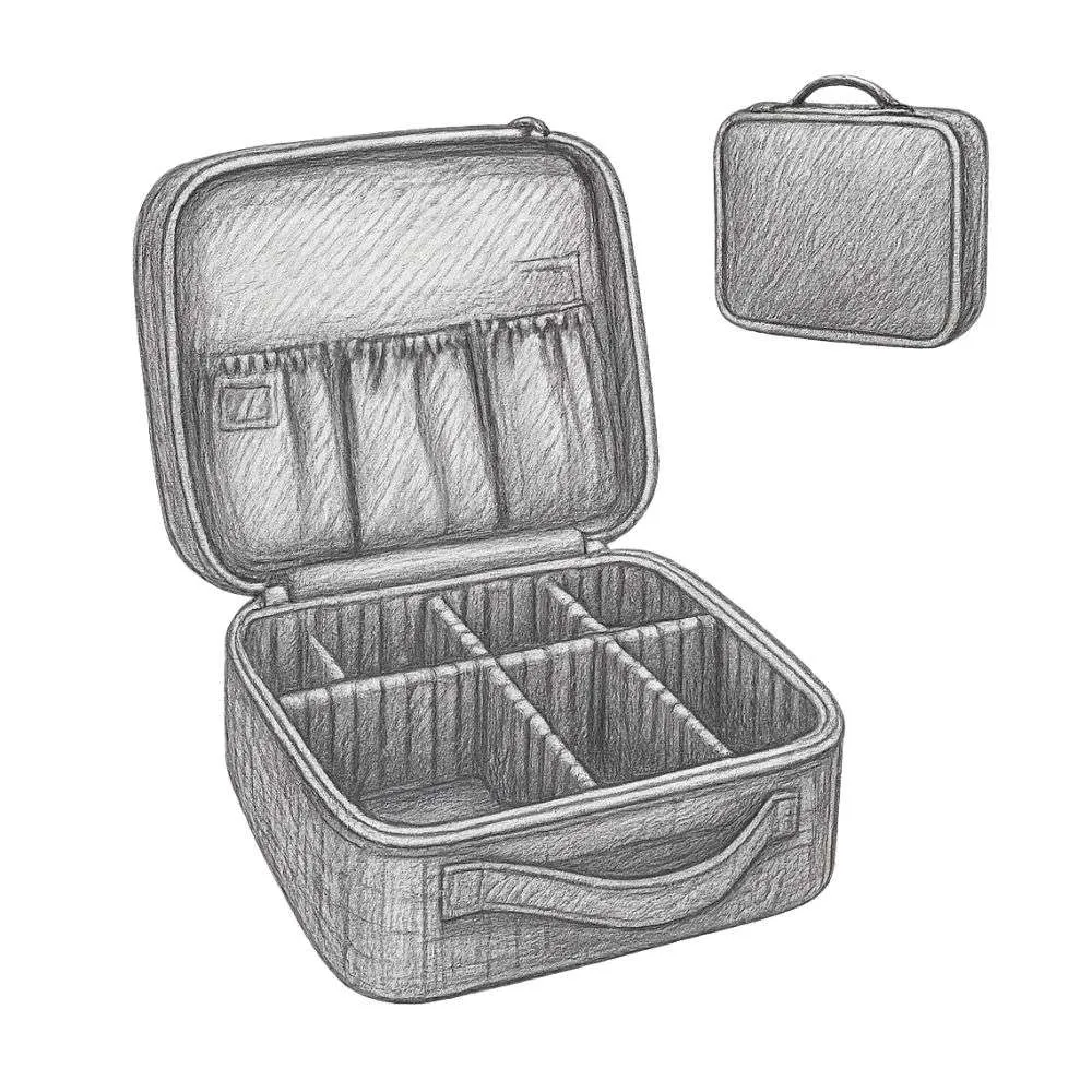 Relavel Professional Travel Makeup Case
