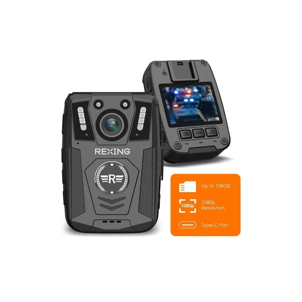 Rexing P2 FHD Body Camera with Type-C Port