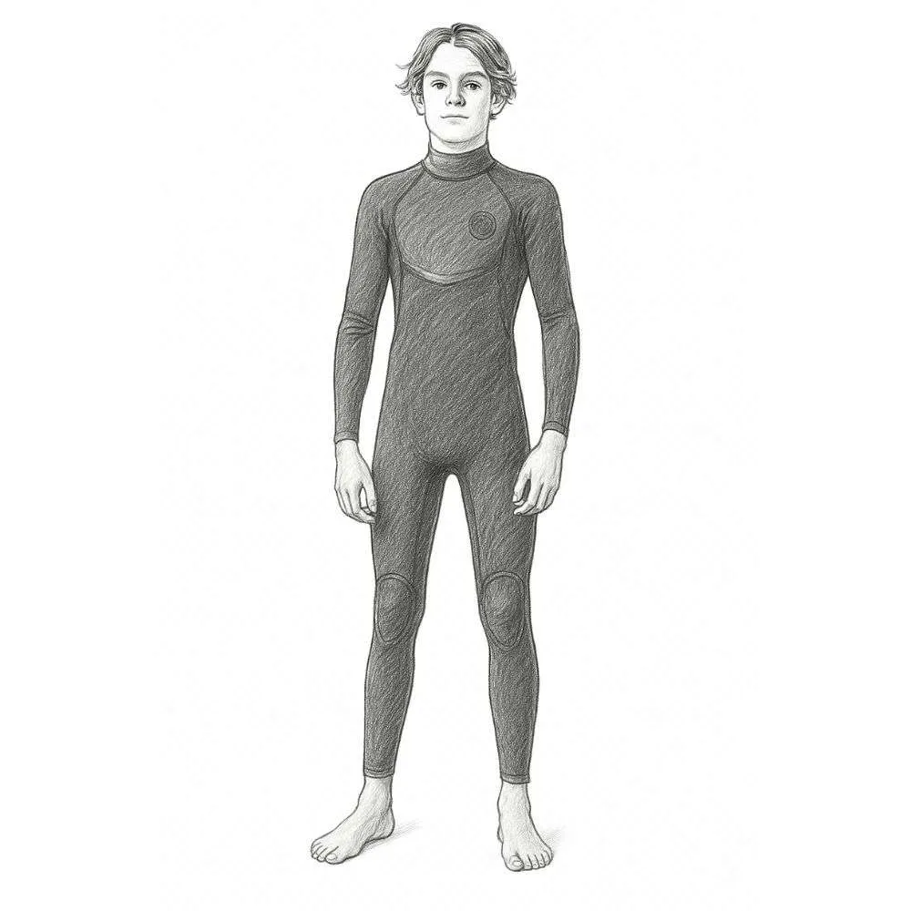 Rip Curl Kids E-Bomb Back Zip 4/3 Wetsuit
