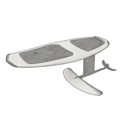 Ronix Beginner / Intermediate Hybrid Series Balance 1300cm² with Board