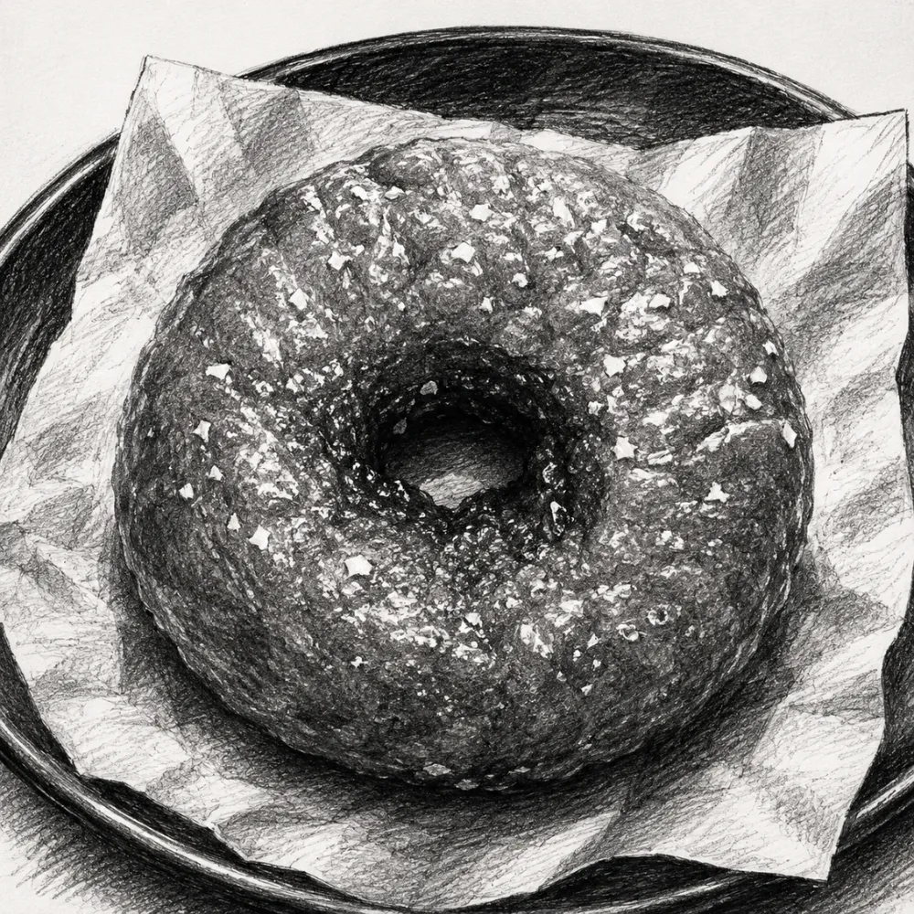 Rose Donuts Chocolate Glazed Donut