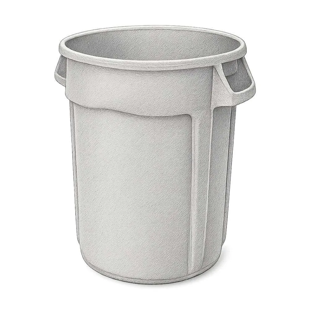 Rubbermaid Brute Round Vented Trash Can with Lid (32 gal)