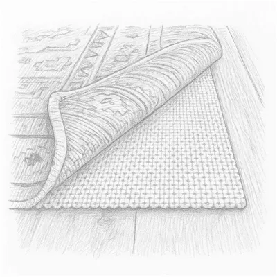 RugPadUSA Super-Lock Natural (5" x 8")