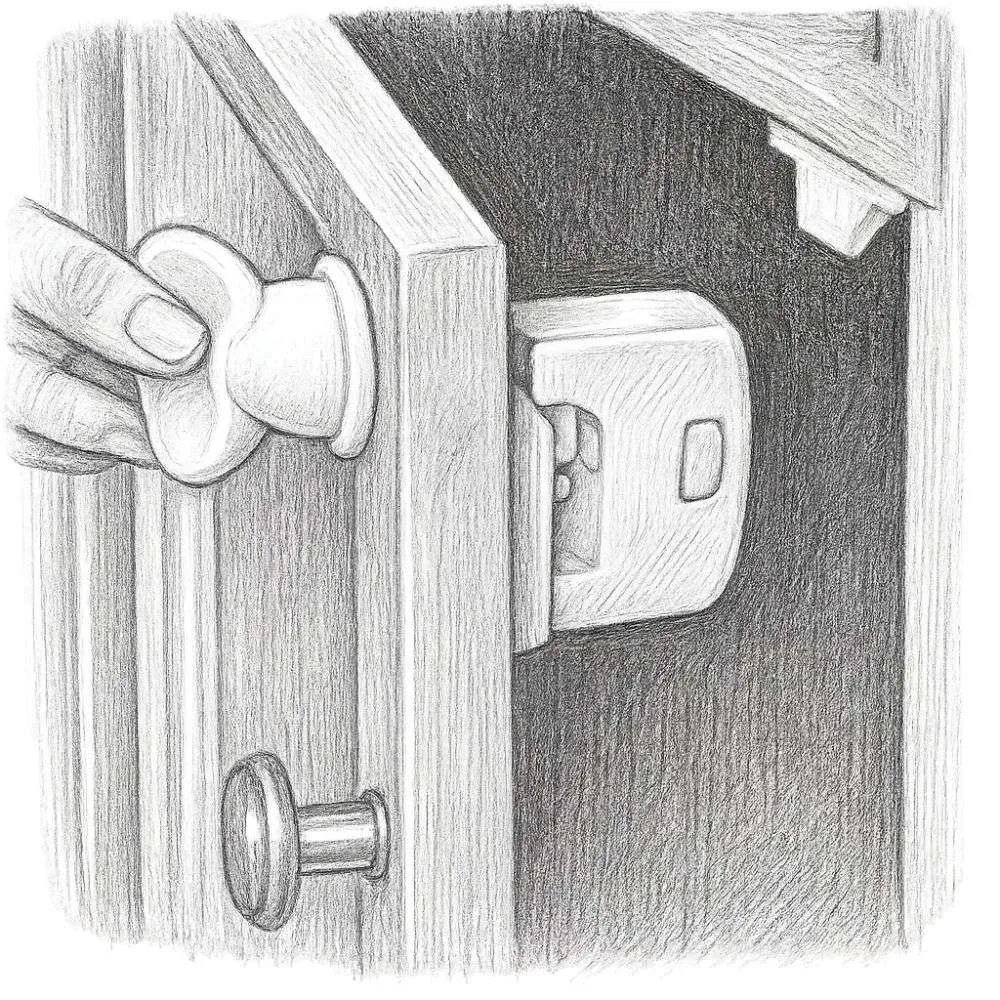 Safety 1st Magnetic Locking System Complete (8 Locks and 1 Key)