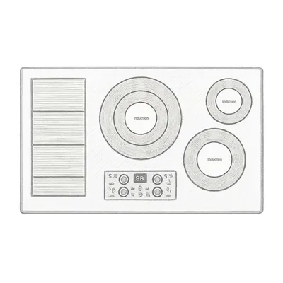 SAMSUNG 36" Smart Induction Cooktop in Stainless Steel