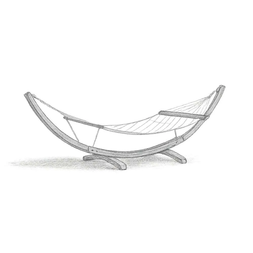 Sand & Stable Babs 2 Person Sunbrella® Spreader Bar Hammock with Stand
