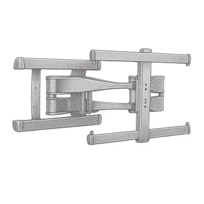 Sanus Full Motion TV Wall Mount (Extends to 28")