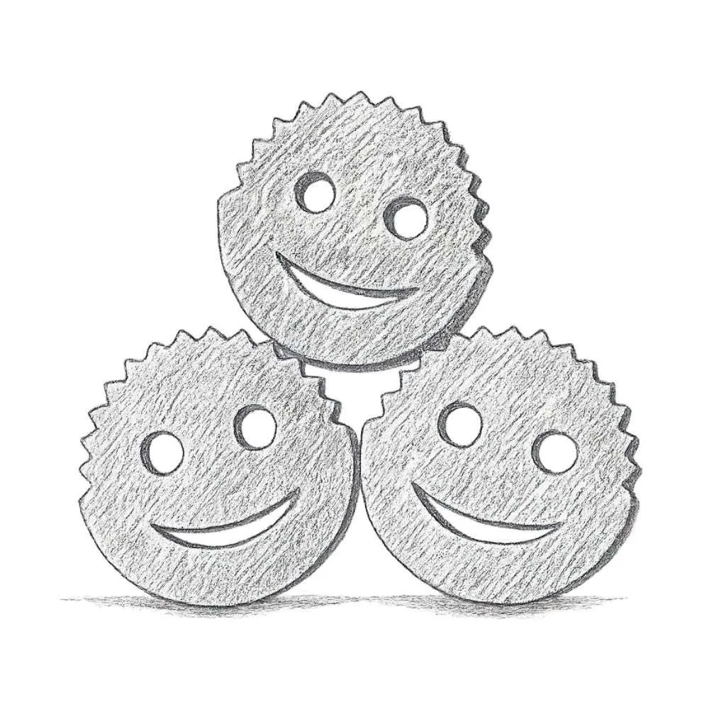 Scrub Daddy Color (Pack of 3)