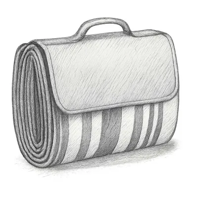 Scuddles Extra Large Picnic Blankets Dual Layers