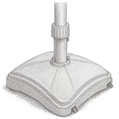 Shademobile Rolling Umbrella Base