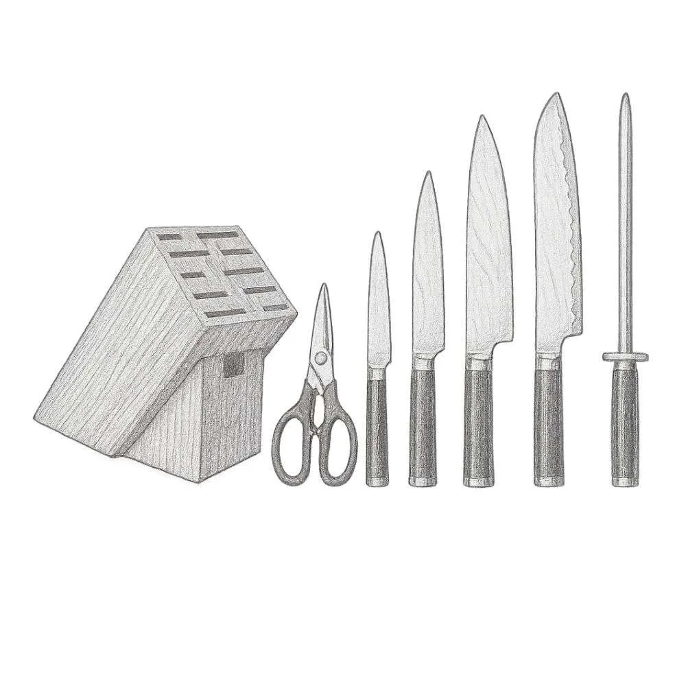 Shun Classic 7-Piece Essential Block Set