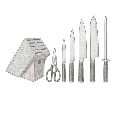 Shun Classic 7-Piece Essential Block Set