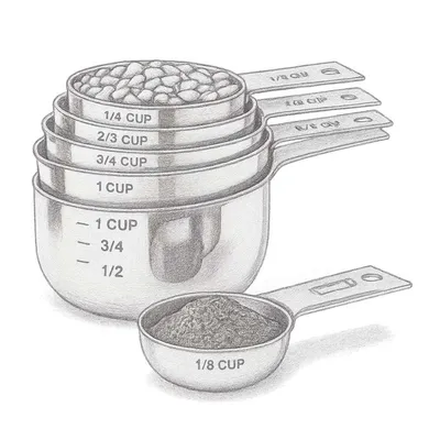 Simply Gourmet Measuring Cups and Spoons Set of 7