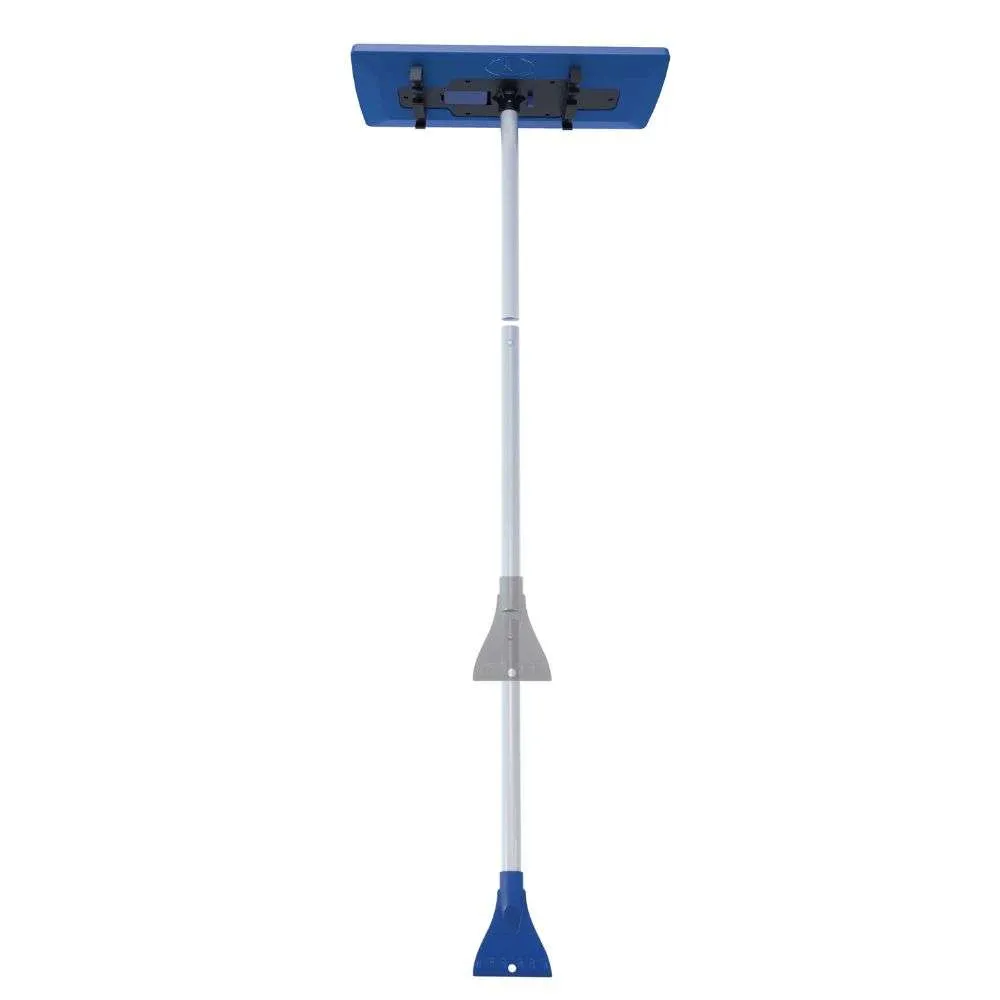 Snow Joe Telescoping Snow Broom + Ice Scraper