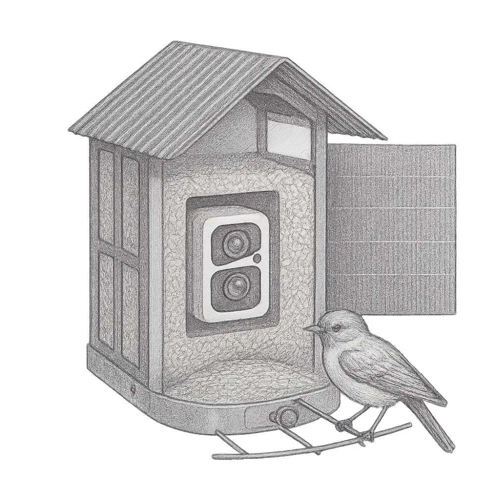 Soliom BF08 Smart Bird Feeder With Camera