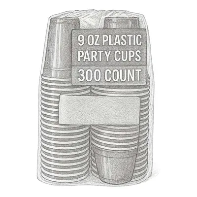 Solo Cup 9 oz Red Plastic Party Cups (300 Count)