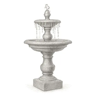Soothing Company Caterina Tiered Outdoor Water Fountain