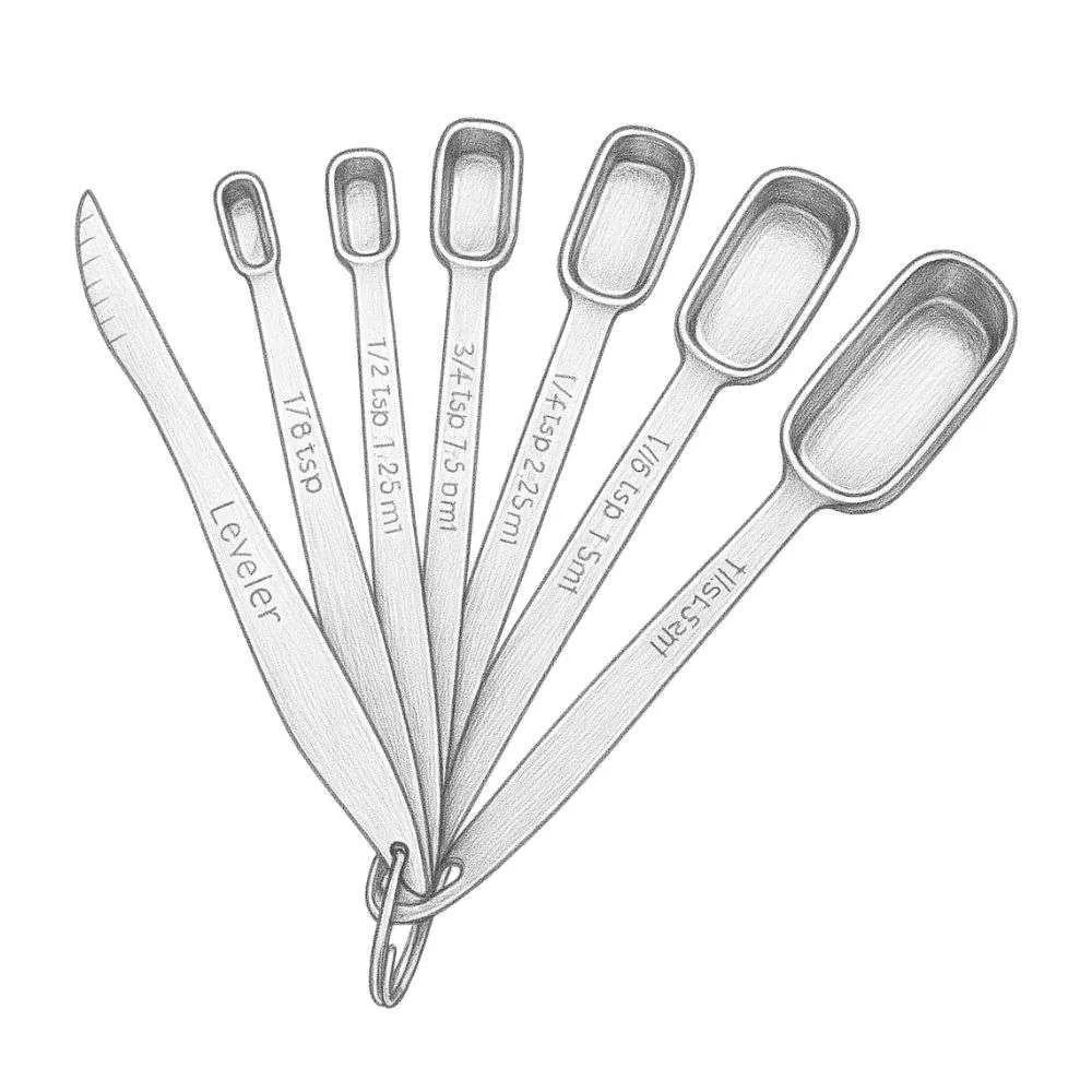 Spring Chef Heavy Duty Measuring Spoons