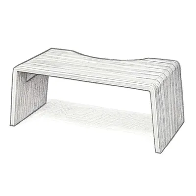 Squatty Potty Oslo Bamboo Folding Toilet Stool