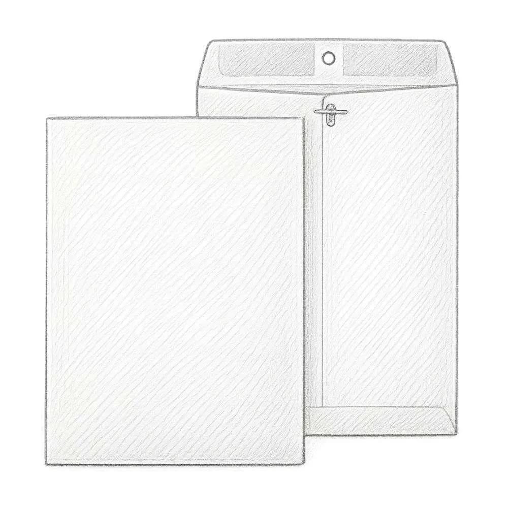 Staples Kraft Clasp and Moistenable Glue Catalog Envelopes (Pack of 100, 9" x 12")