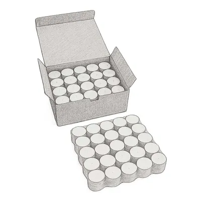 Stonebriar Collection Long Burning Tealight Candles (Pack of 100)