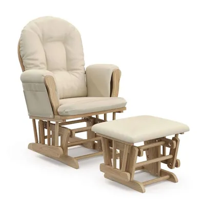 Storkcraft Premium Hoop™ Glider and Ottoman