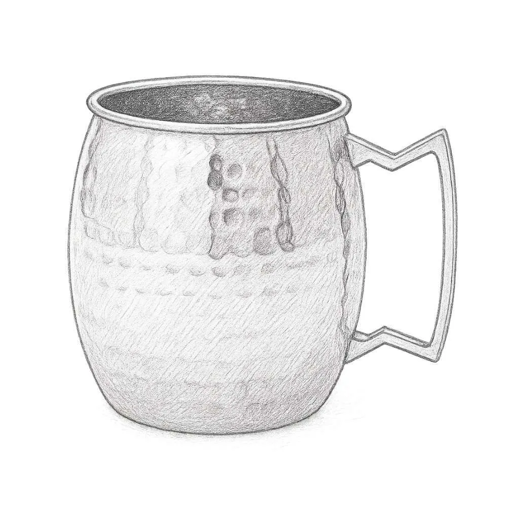 Sur La Table Moscow Mule Hammered Copper (Single Mug)