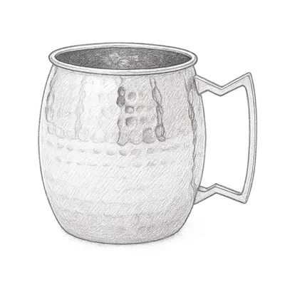 Sur La Table Moscow Mule Hammered Copper (Single Mug)