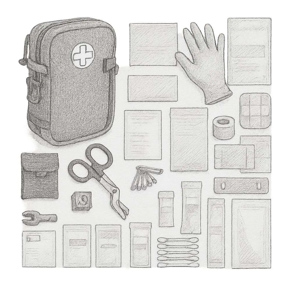 Surviveware Waterproof First Aid Kit (100 Pieces)