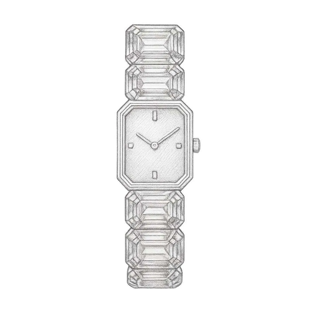 Swarovski Octagon Cut Bracelet Watch