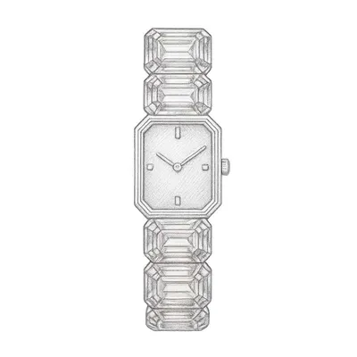 Swarovski Octagon Cut Bracelet Watch