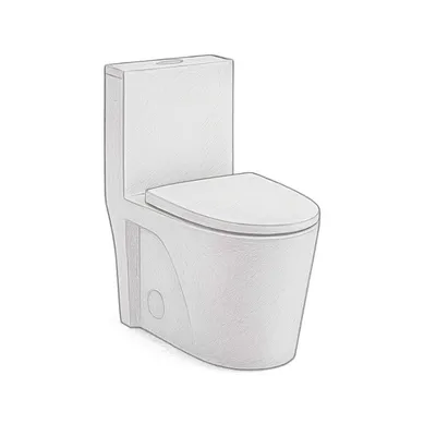 Swiss Madison St. Tropez One-Piece Elongated Toilet