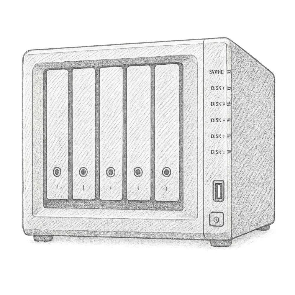 Synology 5-bay DiskStation DS1522+ (Diskless)