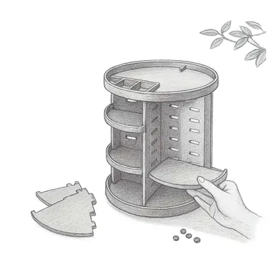 Syntus 360 Rotating Makeup Organizer