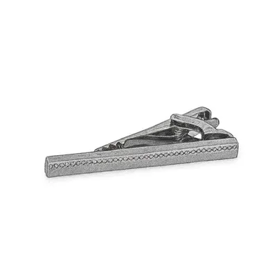 Tateossian Zen Tie Clip with Gunmetal Finish