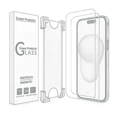 TechMatte amFilm Magnetic OneTouch 6.1" Screen Protector (Pack of 3)