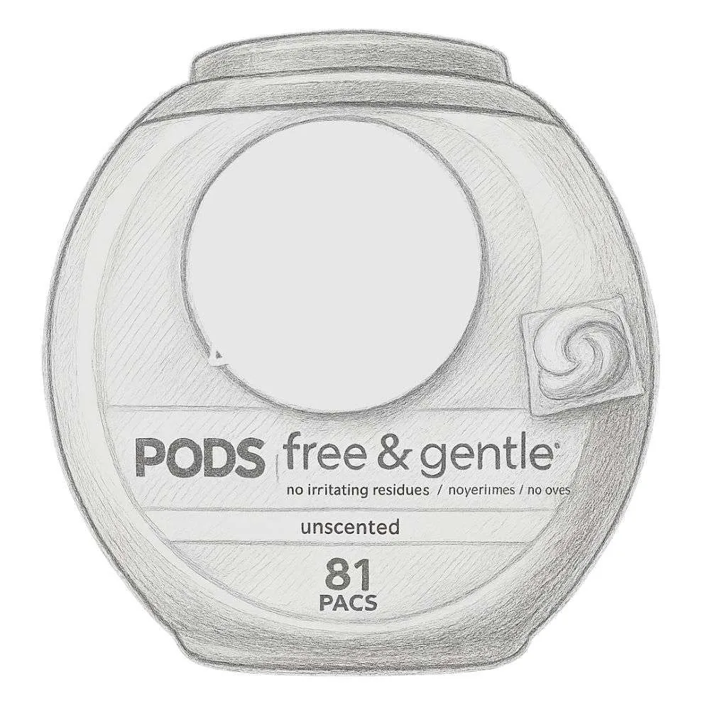Tide PODS Free and Gentle Laundry Detergent Soap Pods (81 count)