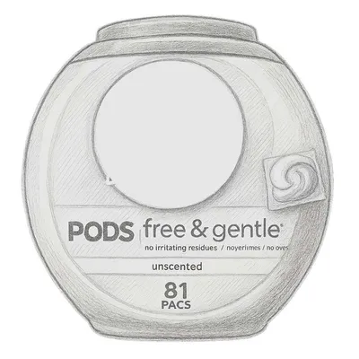 Tide PODS Free and Gentle Laundry Detergent Soap Pods (81 count)