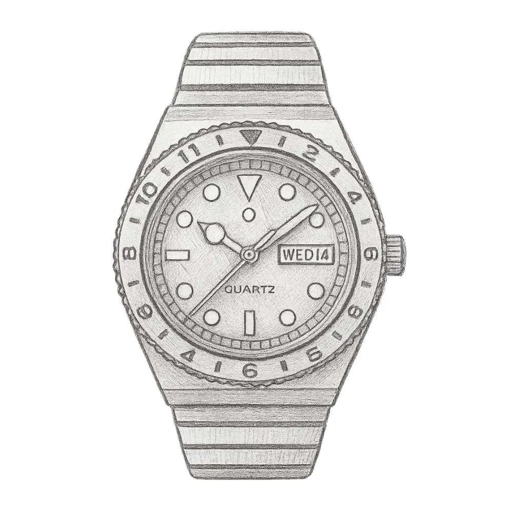 Timex Malibu 36mm Stainless Steel Expansion Band Watch