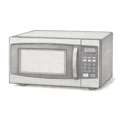 TOSHIBA Countertop Microwave Oven 1.2 Cu. Ft.